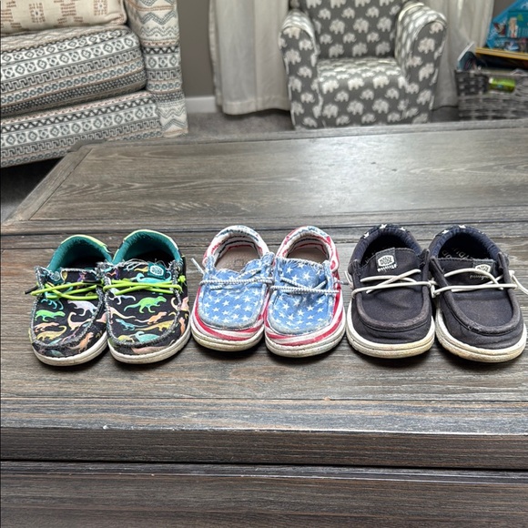 3 Pairs of Toddler Hey Dudes - Picture 1 of 2